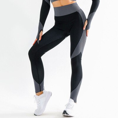 Sexy Seamless Leggings Women Clothes Gym Fitness Butt Lift Leggings Push Up High Waist Pants Workout Running Tight Pants