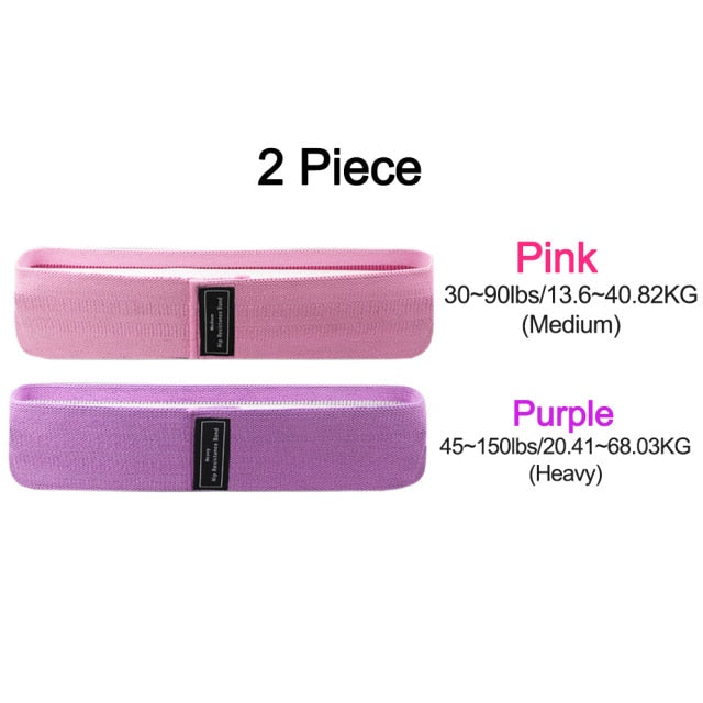 Yoga Resistance Bands - Double Pack