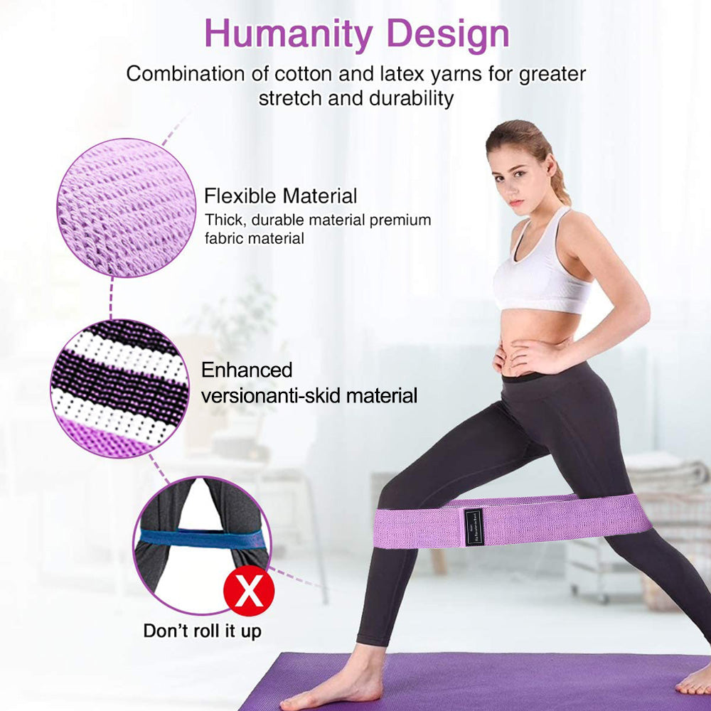 Yoga Resistance Bands - Double Pack